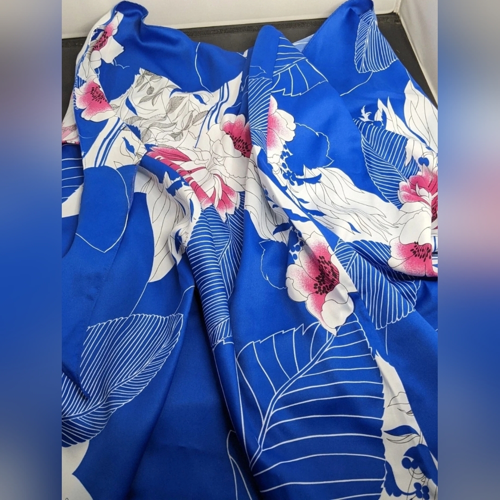 Vintage Hilo Hatties Blue Sarong